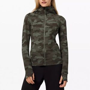 Lululemon camo scuba hoodie